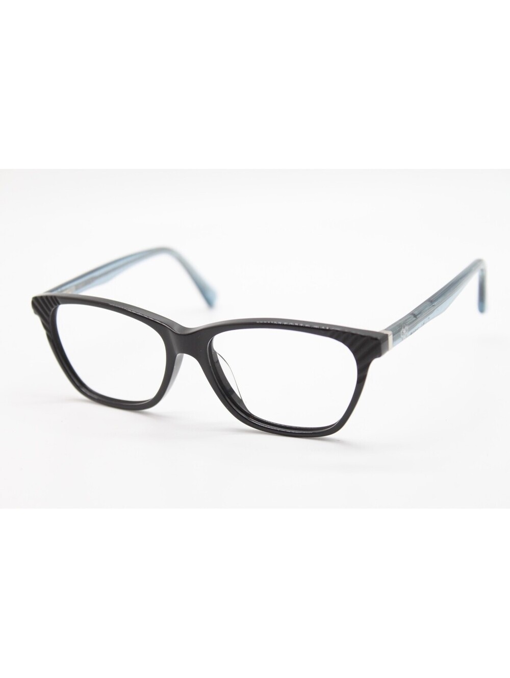 NEW ANN TAYLOR PETITE ATP821 C01 BLACK BLUE AUTHENTIC EYEGLASSES 50-14